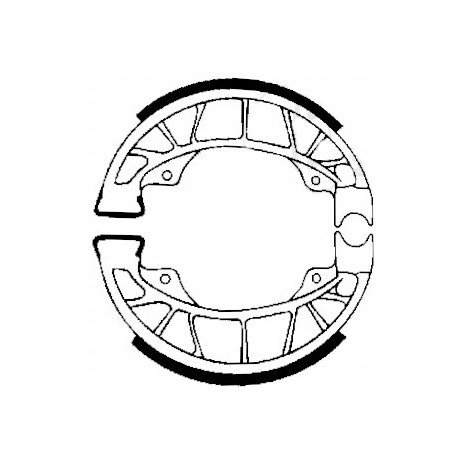 SZCZĘKI HAMULCOWE EBC DO MOTOCYKLA VESPA SPRINT 50 2T 2014-2018