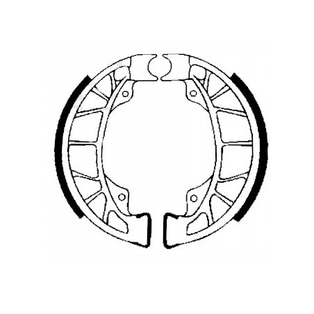 SZCZĘKI HAMULCOWE EBC DO MOTOCYKLA VESPA PRIMAVERA 50 2T 2014-2018