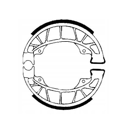 SZCZĘKI HAMULCOWE EBC DO MOTOCYKLA VESPA LX 50 LX 125 LX 150 LX50 LX125