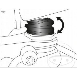 OSŁONA PRZEGUBU TELELEVER BMW R850 R 1995 - 2006