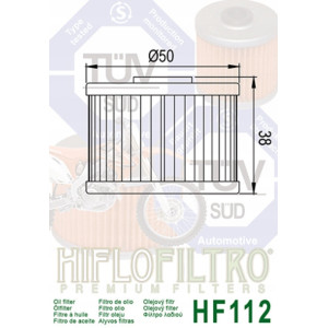 FILTR OLEJU HIFLOFILTRO HF112 HONDA NX250 1988 - 1995