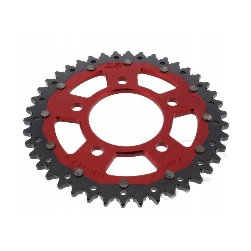 ZĘBATKA TYLNA DUAL CZERWONA ZF SPROCKET HONDA CRF1100 AFRICA TWIN 42Z 525