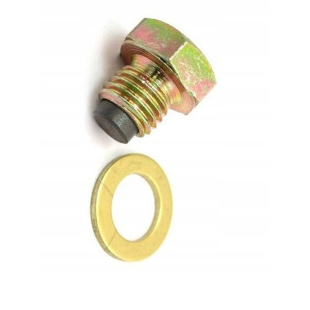 MAGNETYCZNA ŚRUBA SPUSTU OLEJU Z MIEDZIANĄ USZCZELKĄ SYM M12x1,5