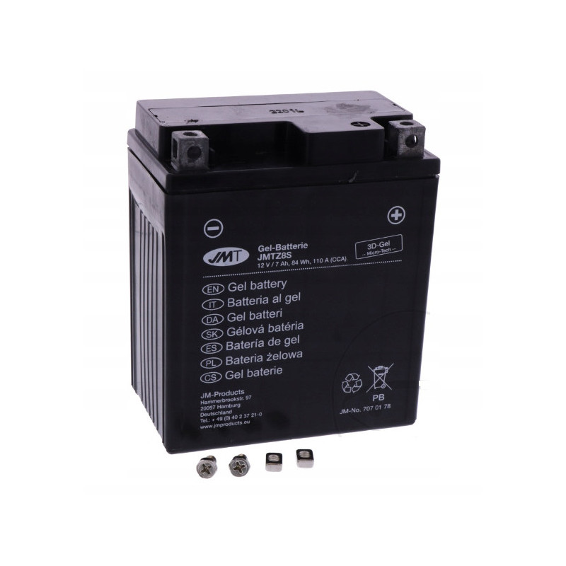 AKUMULATOR ŻELOWY JMT YTZ8V HONDA PCX125 2015 - 2023