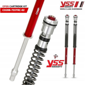 ZESTAW CARTRIDGE ZAWIESZENIE PRZÓD YSS KAWASAKI NINJA 400 2018 - 2022