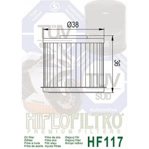 FILTR OLEJU SKRZYNI DCT HONDA CRF1000 AFRICA TWIN