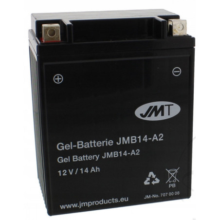 AKUMULATOR ŻELOWY JMT JMB14-A2 GEL HONDA CB 750 Nighthawk 1991 - 1992