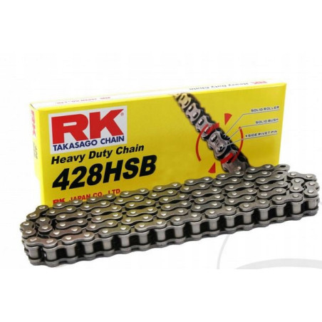 ŁAŃCUCH NAPĘDOWY Z ZAPINKĄ RK JAPAN KEEWAY TX125 SM TX 125 2014 - 2021