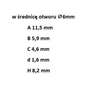 KOŁEK (10SZTUK) HONDA MOTOCYKL WIELE MODELI  6mm