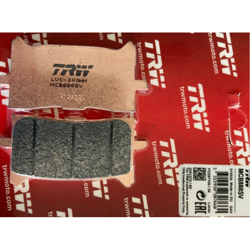 Klocki Hamulcowe TRW PRZÓD HONDA CBR 125 2018-2021