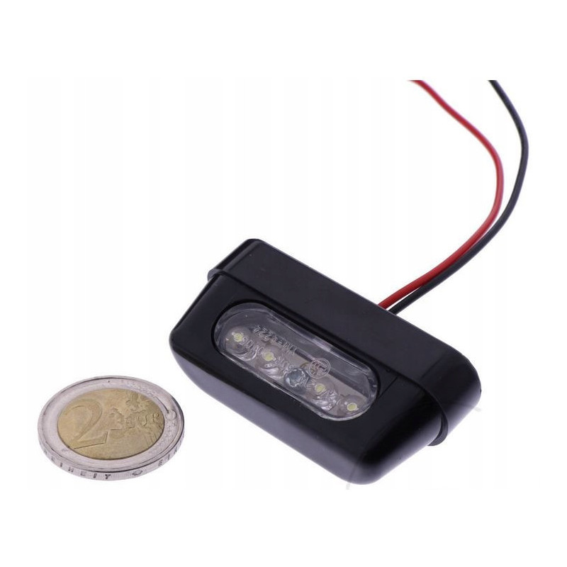 LAMPKA LED PODŚWIETLENIE TABLICY REJESTRACYJNEJ DO MOTOCYKLA MOTOROWERU