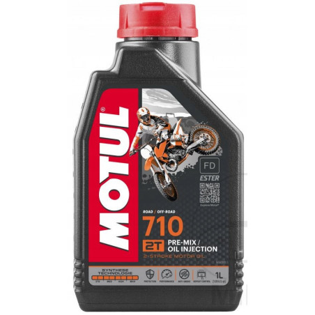 OLEJ SILNIKOWY MOTUL 710 2T DO DOZOWNIKA MIESZANKI SYNTETYCZNY 1L ORYGINAŁ