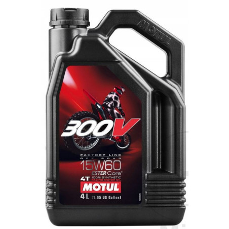 OLEJ SILNIKOWY MOTUL 300V FL OFF ROAD 15W60 SYNTETYCZNY 4L ORYGINAŁ