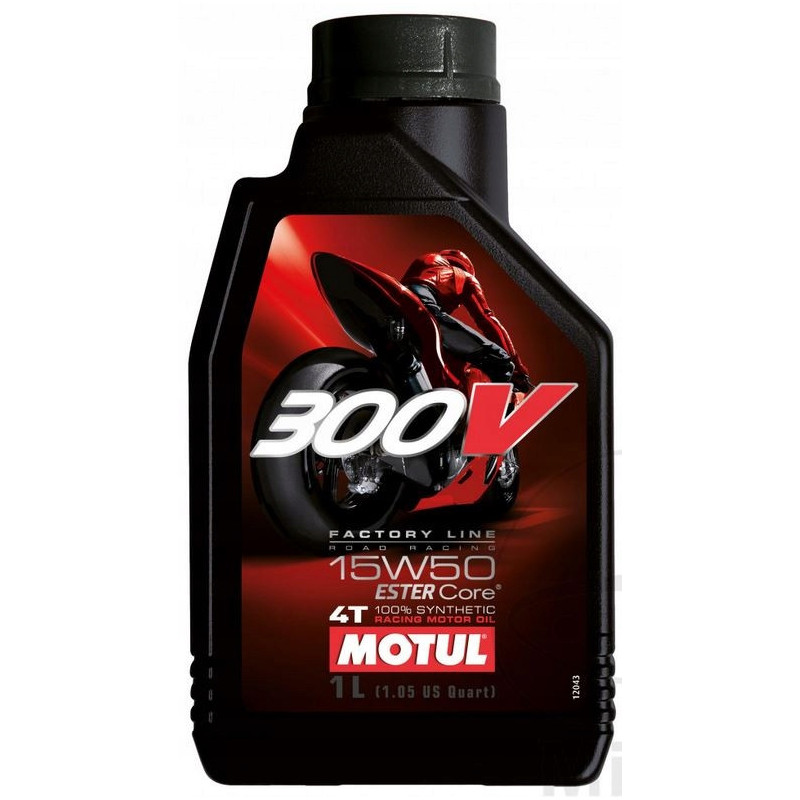 OLEJ SILNIKOWY MOTUL 300V FACTORY LINE RACING 15W50 SYNTETYCZNY 1L ORYGINAŁ