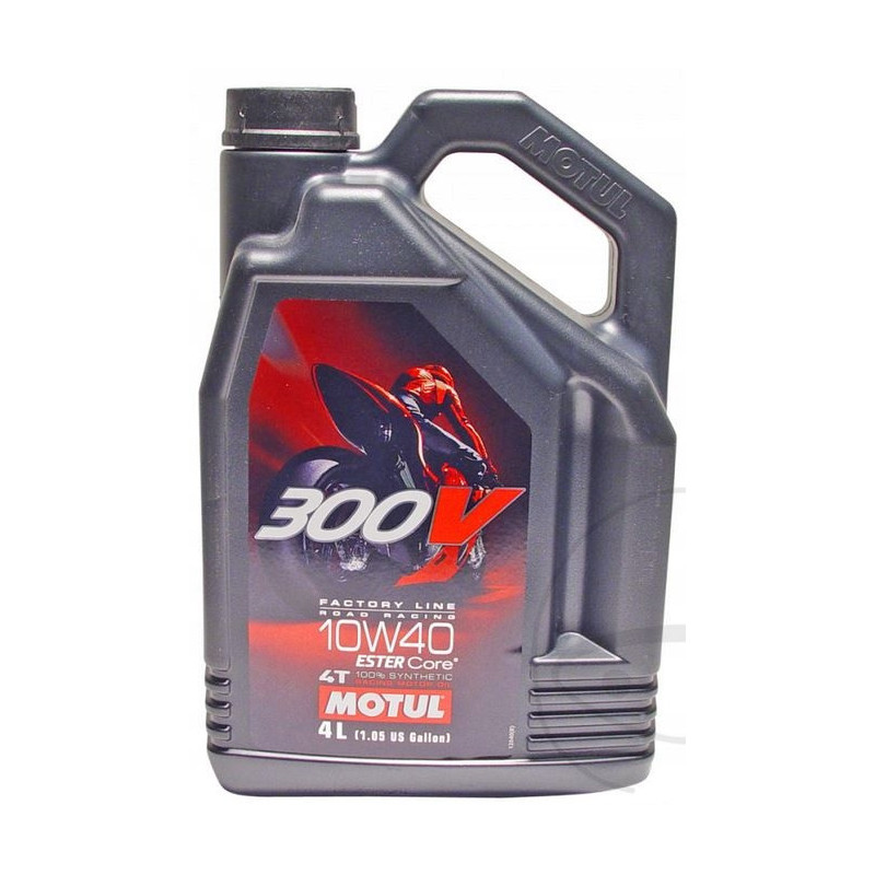 OLEJ SILNIKOWY MOTUL 300V FACTORY LINE RACING 10W40 SYNTETYCZNY 4L ORYGINAŁ