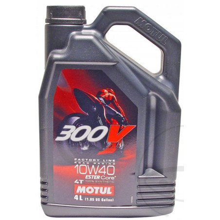 OLEJ SILNIKOWY MOTUL 300V FACTORY LINE RACING 10W40 SYNTETYCZNY 4L ORYGINAŁ