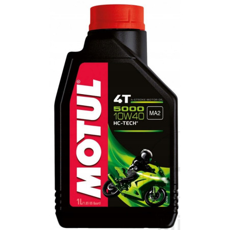 OLEJ SILNIKOWY MOTUL 5000 4T 10W40 1L PÓŁSYNTETYK ORYGINAŁ 4T