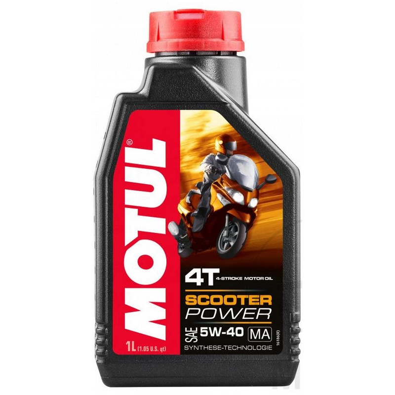 OLEJ SILNIKOWY MOTUL SCOOTER POWER 4T 5W40 1L SYNTETYCZNY ORYGINAŁ 4T