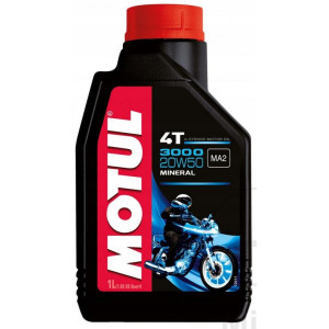 OLEJ SILNIKOWY MOTUL 3000 20W50 1L MINERALNY ORYGINAŁ 4T