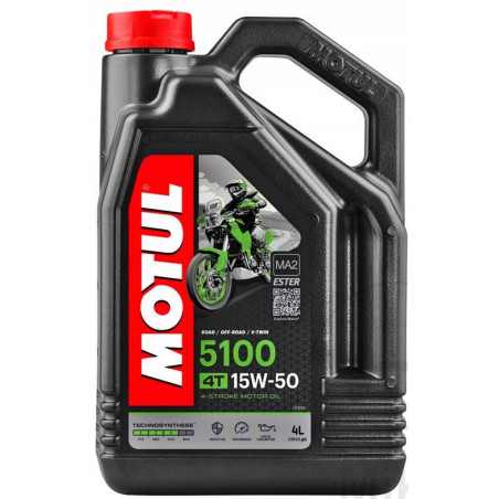 OLEJ MOTOCYKLOWY MOTUL 5100 15W50 4L PÓŁSYNTETYK ORYGINAŁ