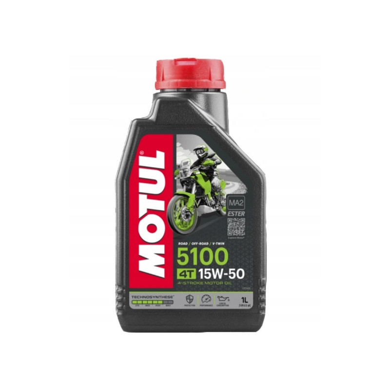 OLEJ MOTOCYKLOWY MOTUL 5100 15W50 1L PÓŁSYNTETYK ORYGINAŁ