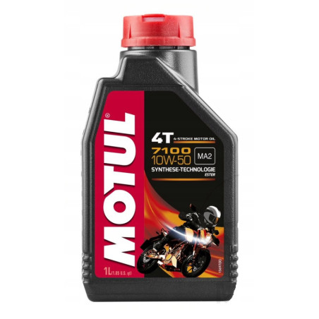 OLEJ SILNIKOWY MOTUL 7100 10W50 1L MA2 SYNTETYCZNY ORYGINAŁ 4T
