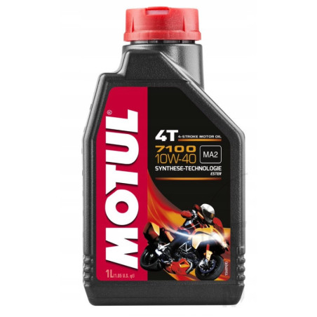 OLEJ MOTOCYKLOWY MOTUL 7100 10W40 1L MA2 SYNTETYK ENDURO CROSS 4T