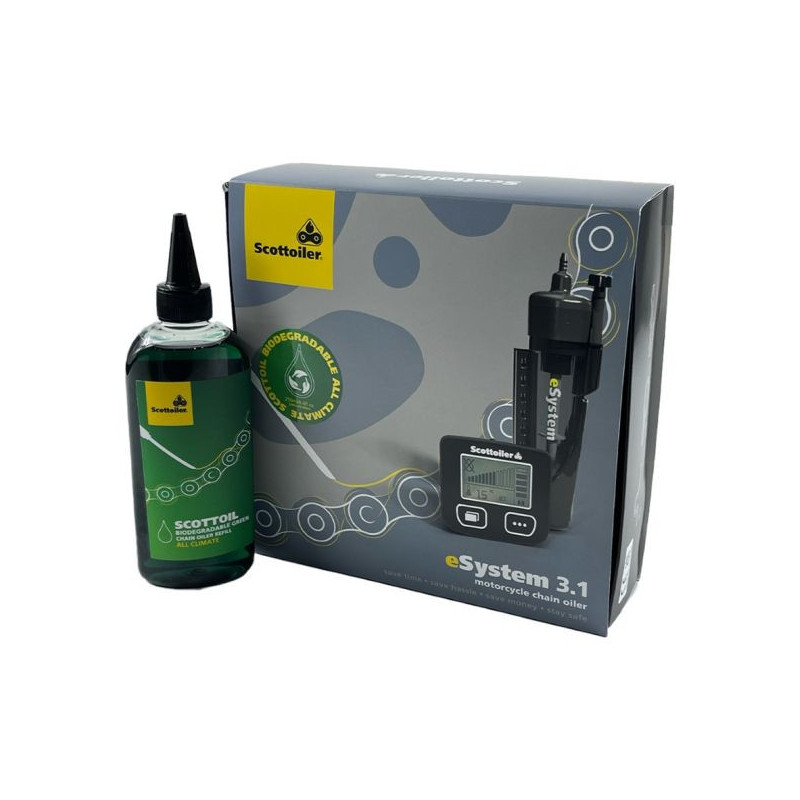 AUTOMATYCZNA OLEJARKA ŁAŃCUCHA SCOTTOILER E-SYSTEM v3.1 ZESTAW PREMIUM