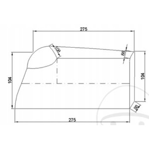 PREMIUM POKROWIEC PLANDEKA NA MOTOCYKL SKUTER MAXISKUTER ROZMIAR L
