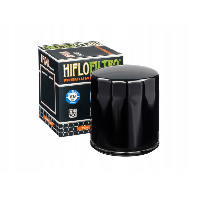 FILTR OLEJU HIFLOFILTRO HF174 BLACK DO MOTOCYKLI HARLEY DAVIDSON