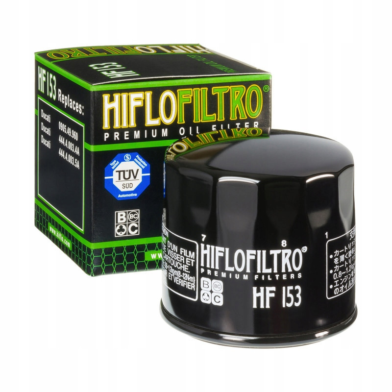 FILTR OLEJU HIFLOFILTRO HF153 DO MOTOCYKLI DUCATI DIAVEL XDIAVEL