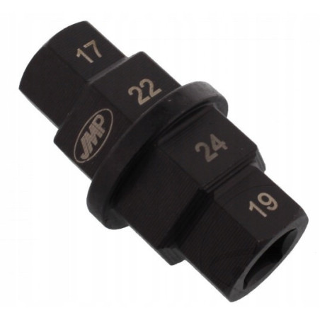 KLUCZ JMP DO OBSŁUGI OSI PRZEDNIEGO KOŁA 3/8 cala krótka (stal)