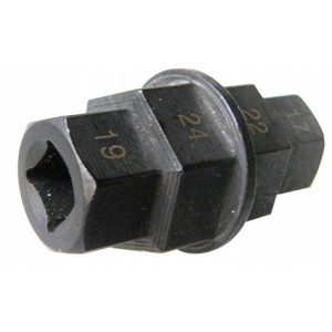 KLUCZ JMP DO OBSŁUGI OSI PRZEDNIEGO KOŁA 3/8 cala krótka (stal)