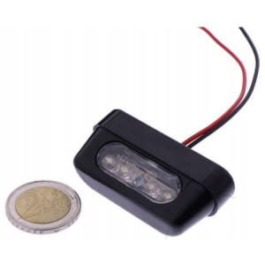 LAMPKA LED PODŚWIETLENIA TABLICY REJESTRACYJNEJ DO MOTOCYKLA HOMOLOGACJA