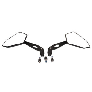 LUSTERKA MOTOCYKLOWE UNIWERSALNE KOMPLET 2SZT Z HOMOLOGACJĄ