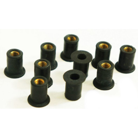 GUMOWA TULEJA DO MONTAŻU SZYBY MOTOCYKLOWEJ 10mm