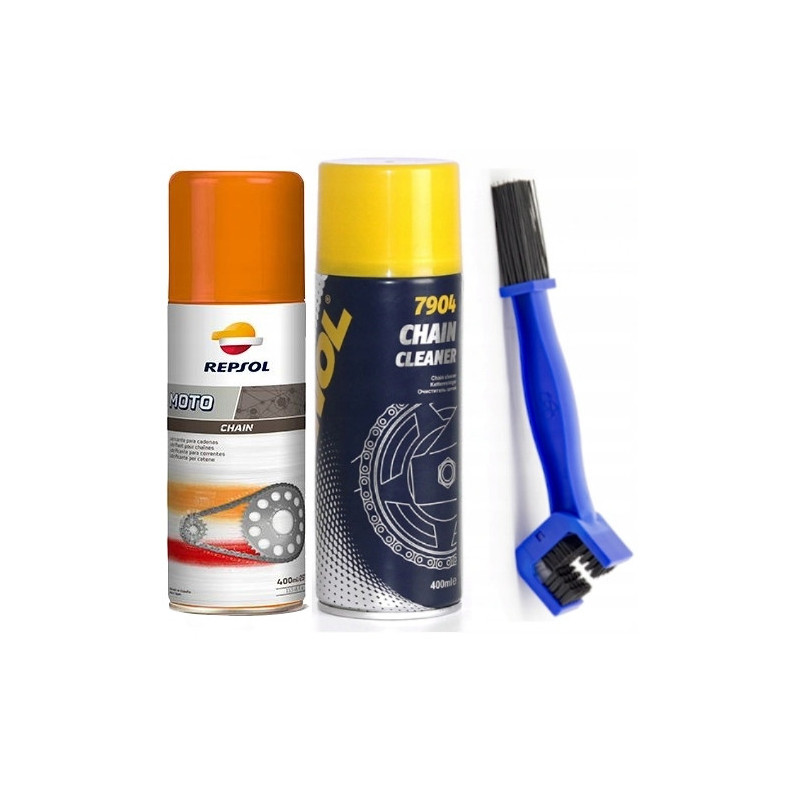 ZESTAW DO CZYSZCZENIA ŁAŃCUCHA MOTOCYKLA 59MOTO