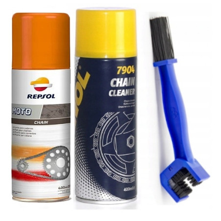 ZESTAW DO CZYSZCZENIA ŁAŃCUCHA MOTOCYKLA 59MOTO