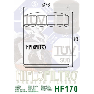 FILTR OLEJU HIFLO HF170C HF-170C CHROMOWANY BUELL