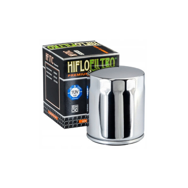 FILTR OLEJU HIFLO HF171C HF 171C BUELL CHROMOWANY