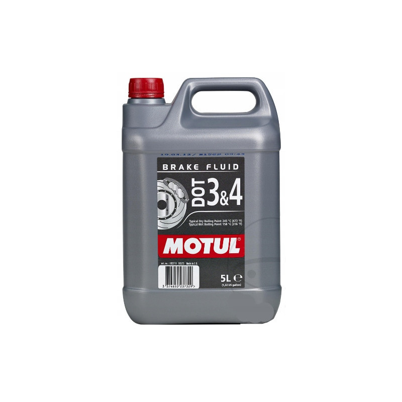 PŁYN HAMULCOWY MOTUL DOT4 DOT3 5L SYNTETYCZNY
