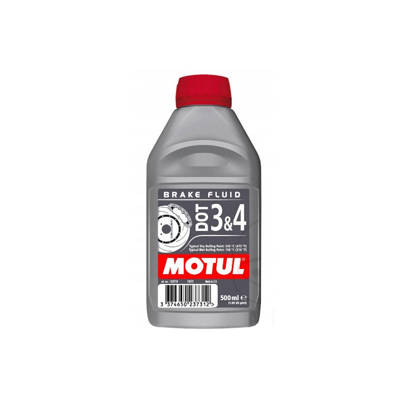 PŁYN HAMULCOWY MOTUL DOT4 DOT3 0,5L SYNTETYCZNY
