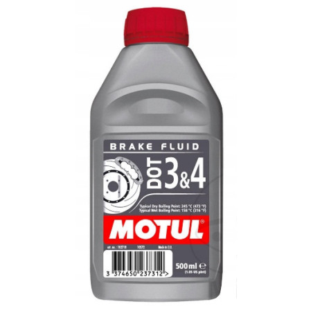 PŁYN HAMULCOWY MOTUL DOT4 DOT3 0,5L SYNTETYCZNY