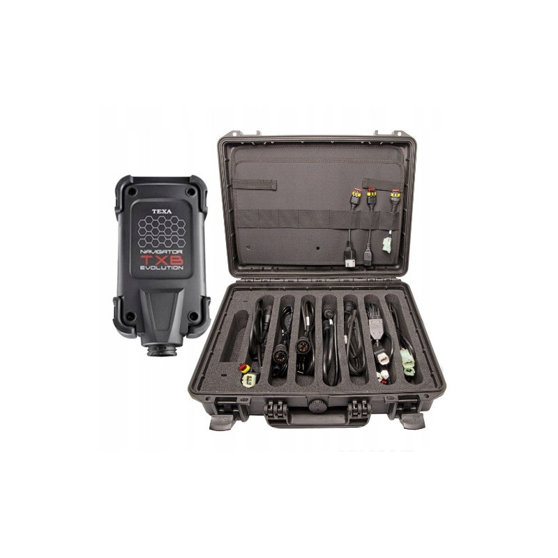 KOMPUTER DIAGNOSTYCZNY TEXA TXB-2 KOMPLETNY ZESTAW Z KABLAMI DO MOTOCYKLI