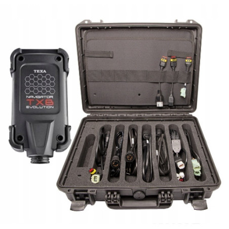 KOMPUTER DIAGNOSTYCZNY TEXA TXB-2 KOMPLETNY ZESTAW Z KABLAMI DO MOTOCYKLI