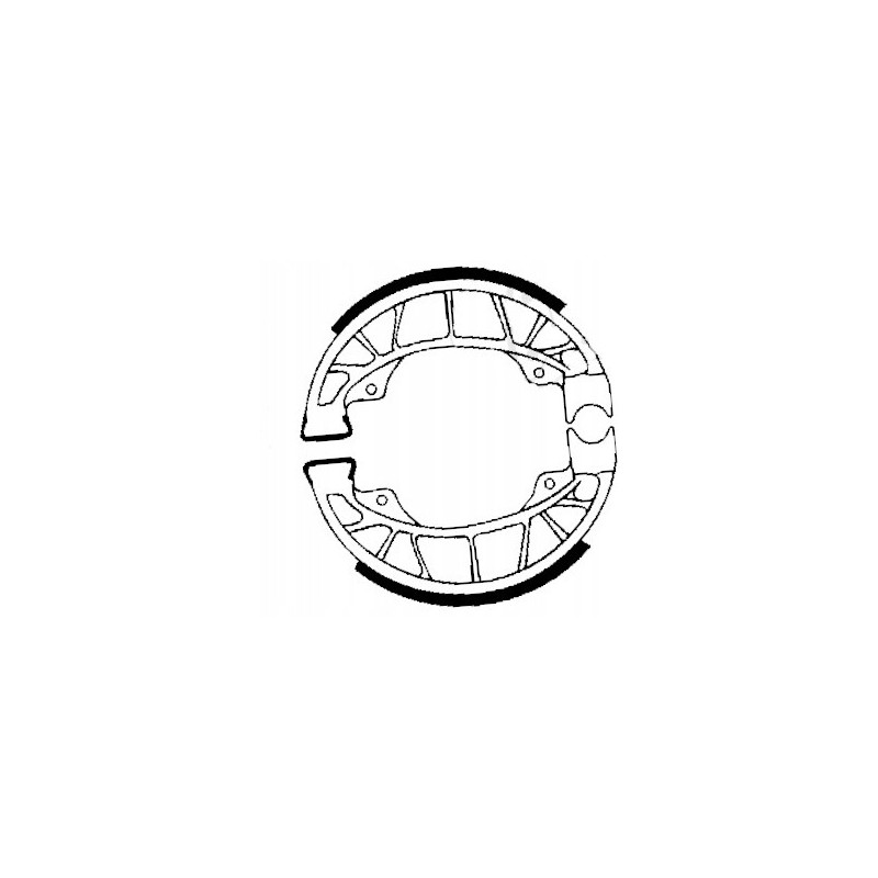 SZCZĘKI HAMULCOWE EBC DO MOTOCYKLA PIAGGIO SKR 150 SKR150 SKIPPER 1997-1998