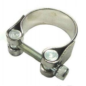 OBEJMA TŁUMIKA OPASKA WYDECHU CHROMOWANA 44 - 47mm