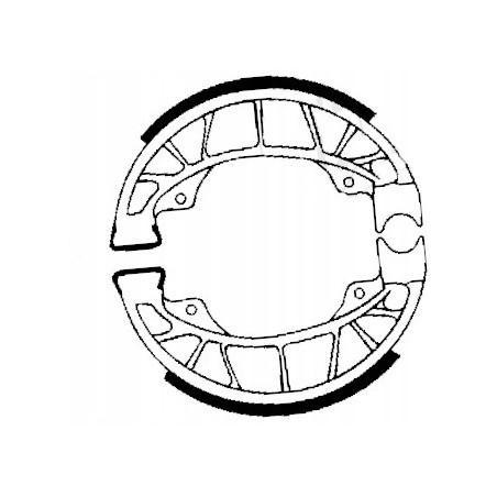 SZCZĘKI HAMULCOWE EBC DO MOTOCYKLA PIAGGIO SKR 125 SKR125 SKIPPER 1994-1997