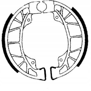 SZCZĘKI HAMULCOWE EBC DO MOTOCYKLA PIAGGIO SFERA 125 SFERA125 1991-1998