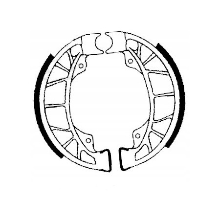 SZCZĘKI HAMULCOWE EBC DO MOTOCYKLA PIAGGIO SFERA 125 SFERA125 1991-1998